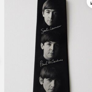 MEET THE BEATLES 58" Neck Tie Necktie, 1996 Apple Corps, Ralph Marlin